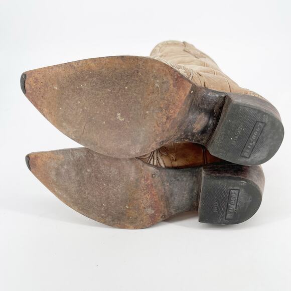 Old Gringo Erin Bone Cream Floral Embroidered Western Cowgirl Boot size 7 - Picture 13 of 14